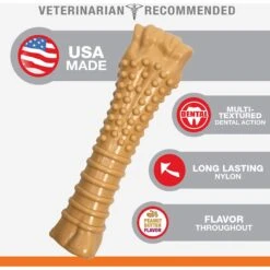 Nylabone Power Chew Peanut Butter Flavored Dog Chew Toy -Pet Toys Shop 80694 PT2. AC SS1800 V1674660329