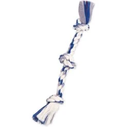 Mammoth Cottonblend 3 Knot Dog Rope Toy, Color Varies