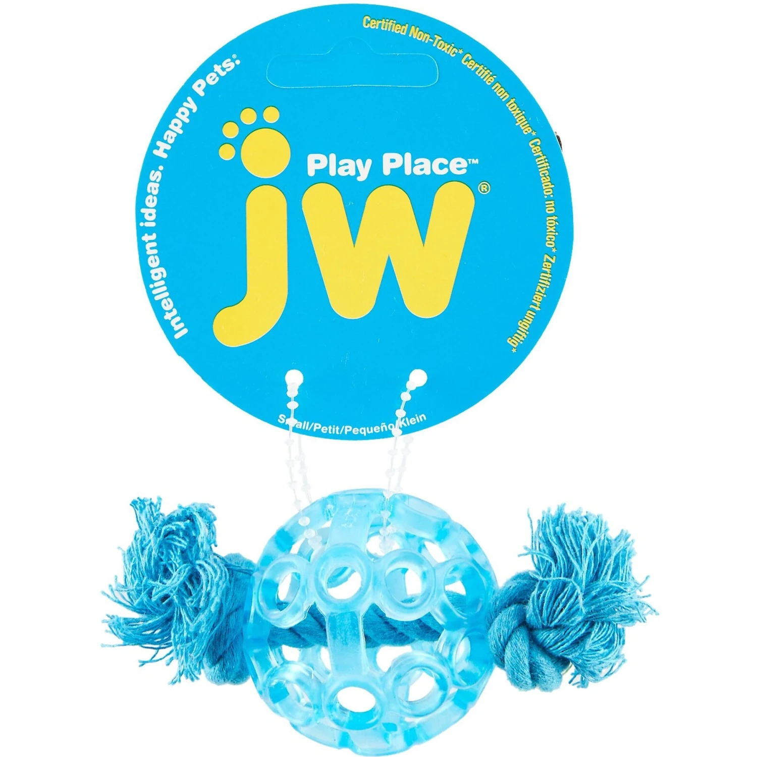JW Pet Play Place Lattice Dog Ball, Color Varies 1 JW Pet Play Place Lattice Dog Ball, Color Varies