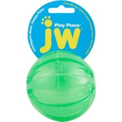 JW Pet Play Place Squeaky Dog Ball, Color Varies 7 JW Pet Play Place Squeaky Dog Ball, Color Varies -Pet Toys Shop 81065 PT3. AC SS1800 V1545175591