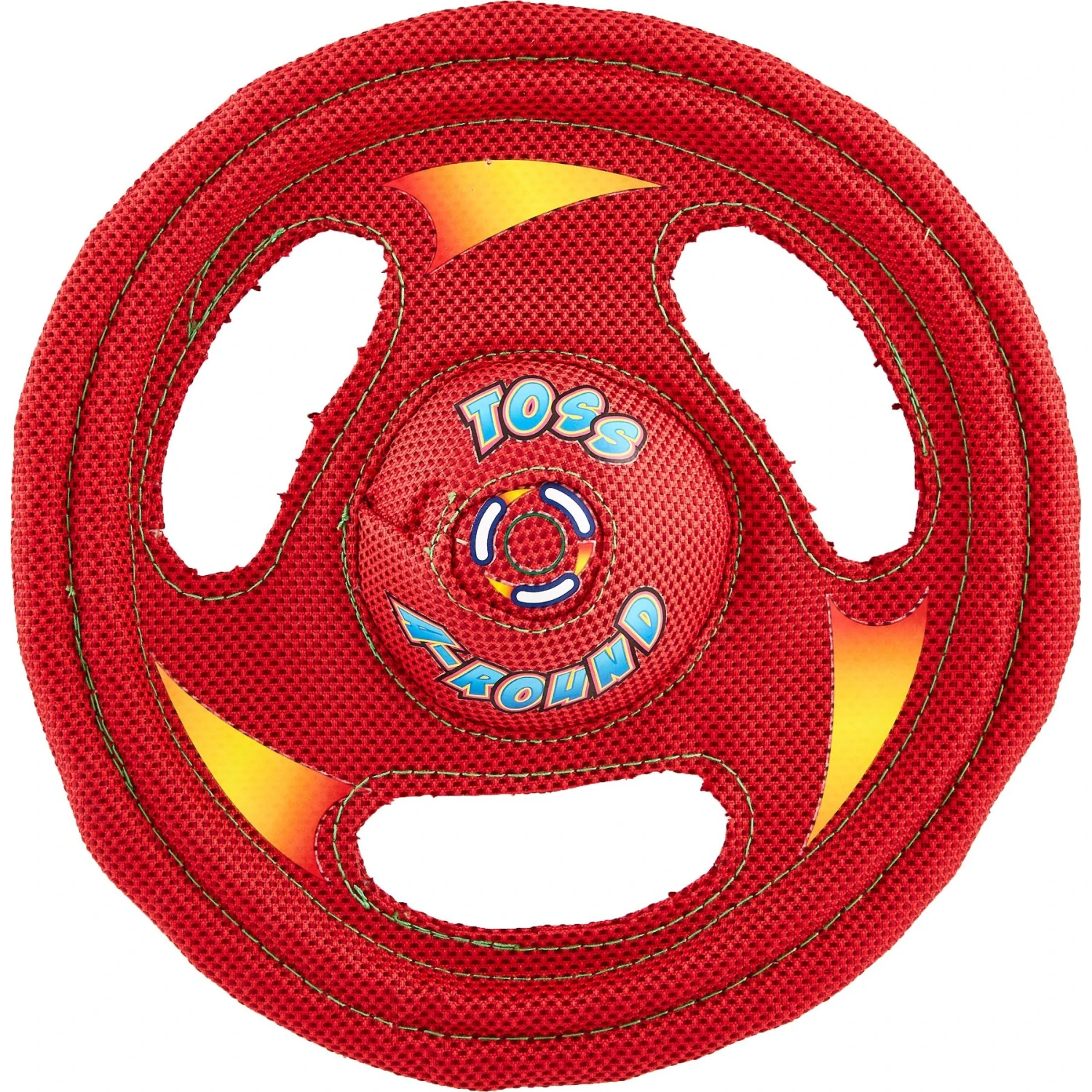 Hartz Tuff Stuff Flyer Squeaky Dog Toy, Color Varies 1 Hartz Tuff Stuff Flyer Squeaky Dog Toy, Color Varies