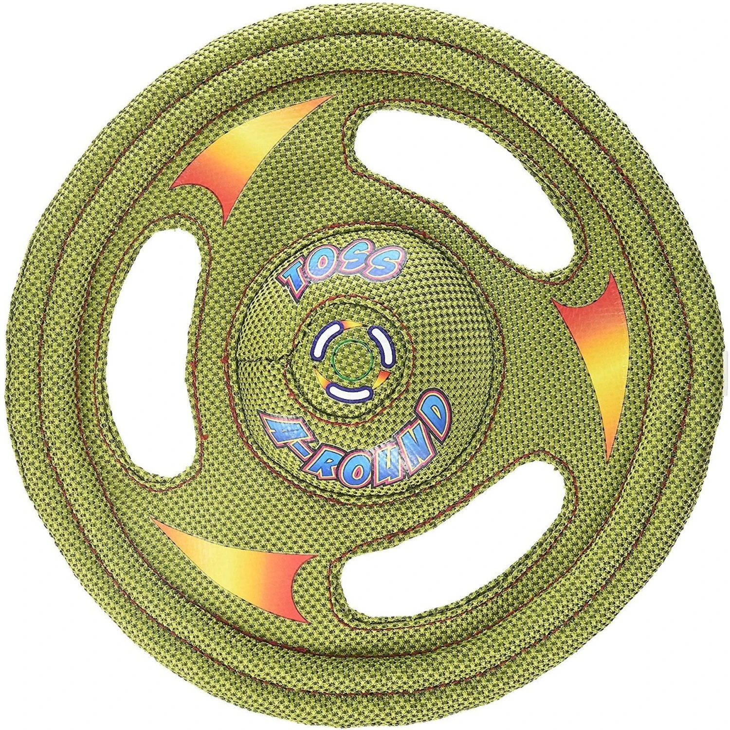 Hartz Tuff Stuff Flyer Squeaky Dog Toy, Color Varies 4 Hartz Tuff Stuff Flyer Squeaky Dog Toy, Color Varies - Image 4