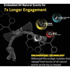 Playology Puppy Sensory Rope Beef Dog Toy, Red, Small -Pet Toys Shop 839174 PT3. AC SS1800 V1683744796