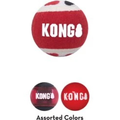 KONG Signature Balls Dog Toy, Large, 3 Count -Pet Toys Shop 841694 PT3. AC SS1800 V1682442564