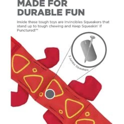Outward Hound Fire Biterz Lizard Squeaky Dog Toy -Pet Toys Shop 85859 PT3. AC SS1800 V1636510890