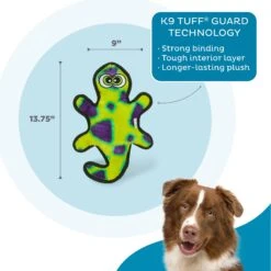 Outward Hound Invincibles Geckos Squeak Dog Toy -Pet Toys Shop 85910 PT2. AC SS1800 V1636507932