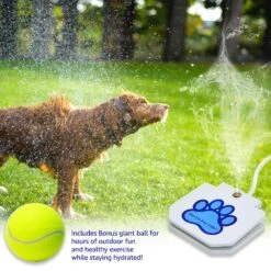 Pet Fit For Life Dog Step-on Sprinkler Dog Toy, Silver -Pet Toys Shop 872438 PT2. AC SS1800 V1686249903