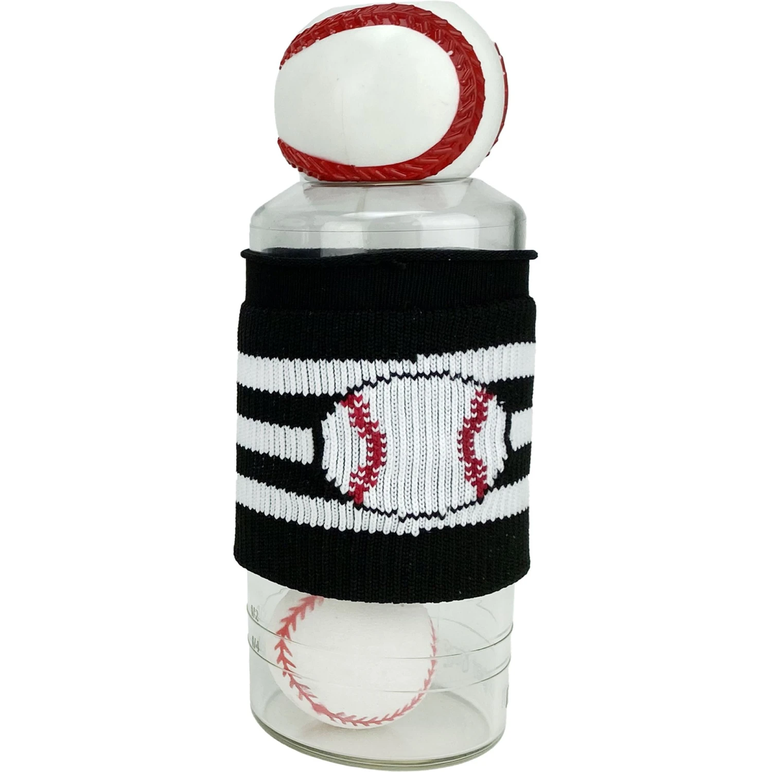 Multipet Sport Snacker Baseball Dog Toy, Assorted Colors 1 Multipet Sport Snacker Baseball Dog Toy, Assorted Colors