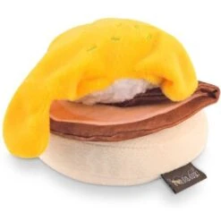 P.L.A.Y. Pet Lifestyle And You Barking Brunch Collection BennyS Benedict Plush Squeaky Dog Toy