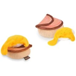 P.L.A.Y. Pet Lifestyle And You Barking Brunch Collection BennyS Benedict Plush Squeaky Dog Toy -Pet Toys Shop 896094 PT2. AC SS1800 V1691086276