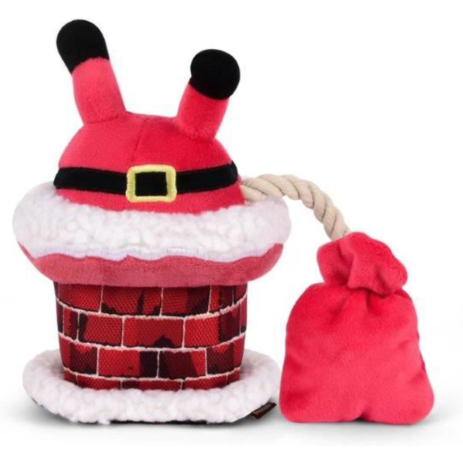 P.L.A.Y. Pet Lifestyle And You Merry Woofmas Collection Clumsy Claus Plush Squeaky Dog Toy 1 P.L.A.Y. Pet Lifestyle And You Merry Woofmas Collection Clumsy Claus Plush Squeaky Dog Toy
