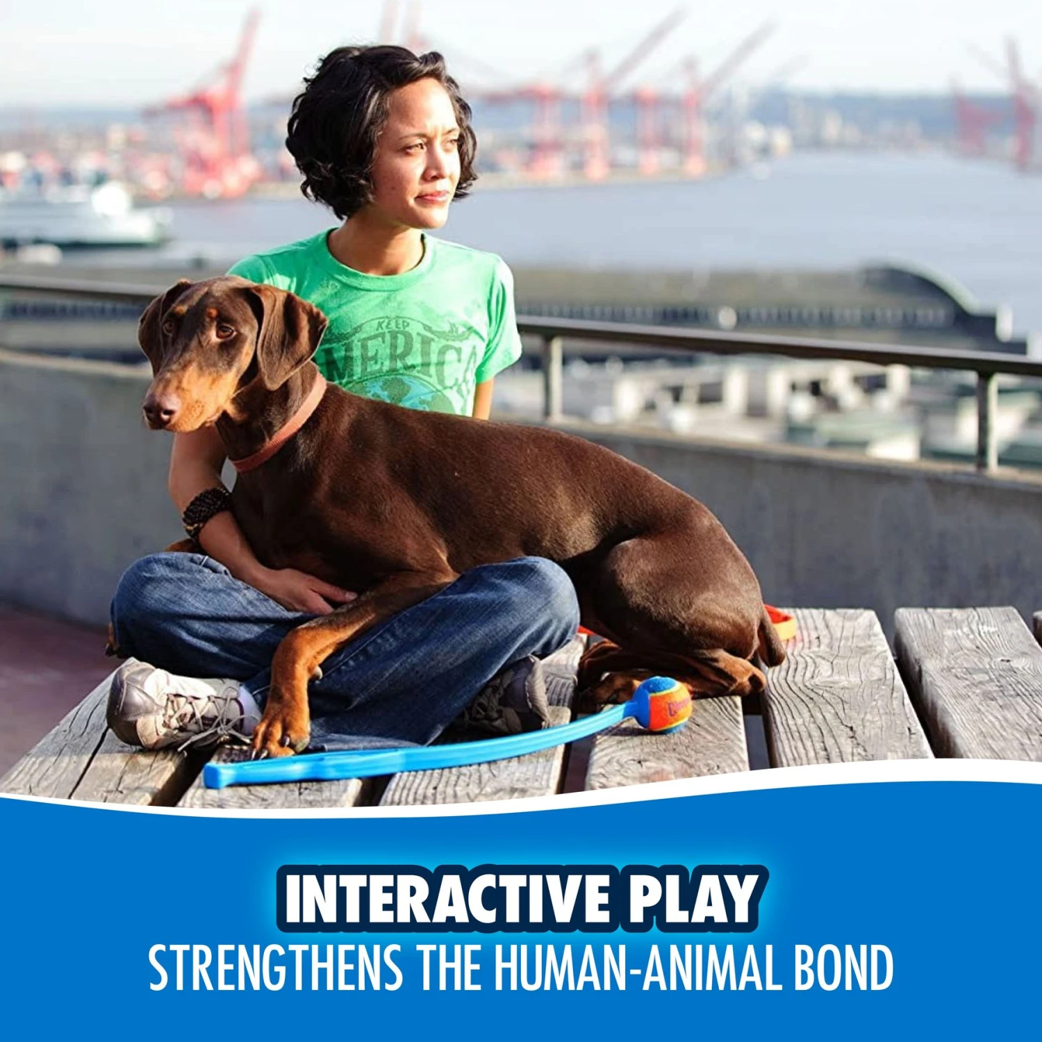 Chuckit! Max Glow Pro Launcher Dog Toy 2 Chuckit! Max Glow Pro Launcher Dog Toy - Image 2