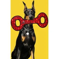 Tuffy's No Stuff Ultimate Tug-O-War Squeaky Plush Dog Toy -Pet Toys Shop 90146 PT2. AC SS1800 V1589560955