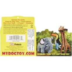 Tuffy's Zoo Giraffe Plush Dog Toy -Pet Toys Shop 90155 PT6. AC SS1800 V1589561181