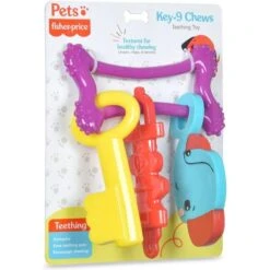 FISHER PRICE Key-9 Teething Ring Dog Toy, Multicolor -Pet Toys Shop 907990 PT5. AC SS1800 V1695643661