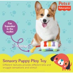 FISHER PRICE Sound-Bites Plush Dog Toy, Multicolor -Pet Toys Shop 908022 PT4. AC SS1800 V1699022166