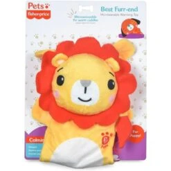 FISHER PRICE Warning Furr-End Cuddler Dog Toy, Multicolor