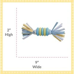 Snuggle Puppy Rings With Rope Puppy Chew Toy, Small -Pet Toys Shop 913110 PT3. AC SS1800 V1689703649