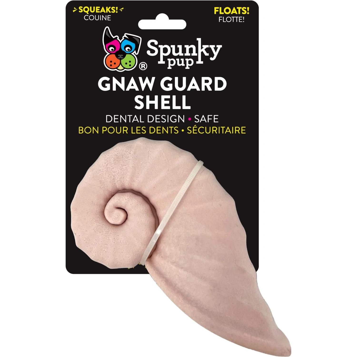 Spunky Pup Gnaw Guard Squeaky Foam Shell Dog Toy 2 Spunky Pup Gnaw Guard Squeaky Foam Shell Dog Toy - Image 2