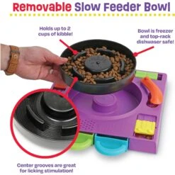 Brightkins DJ Doggo Puzzle Feeder Dog Toy -Pet Toys Shop 930054 PT2. AC SS1800 V1698765996