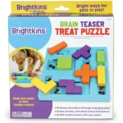 Brightkins Brain Teaser Treat Puzzle Dog Toy 12 Brightkins Brain Teaser Treat Puzzle Dog Toy -Pet Toys Shop 930070 PT5. AC SS1800 V1698765996