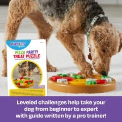 Brightkins Pizza Party! Treat Puzzle Dog Toy -Pet Toys Shop 930086 PT2. AC SS1800 V1698766692