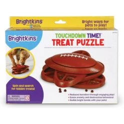 Brightkins Touchdown Time! Treat Puzzle Dog Toy -Pet Toys Shop 930118 PT5. AC SS1800 V1698765989