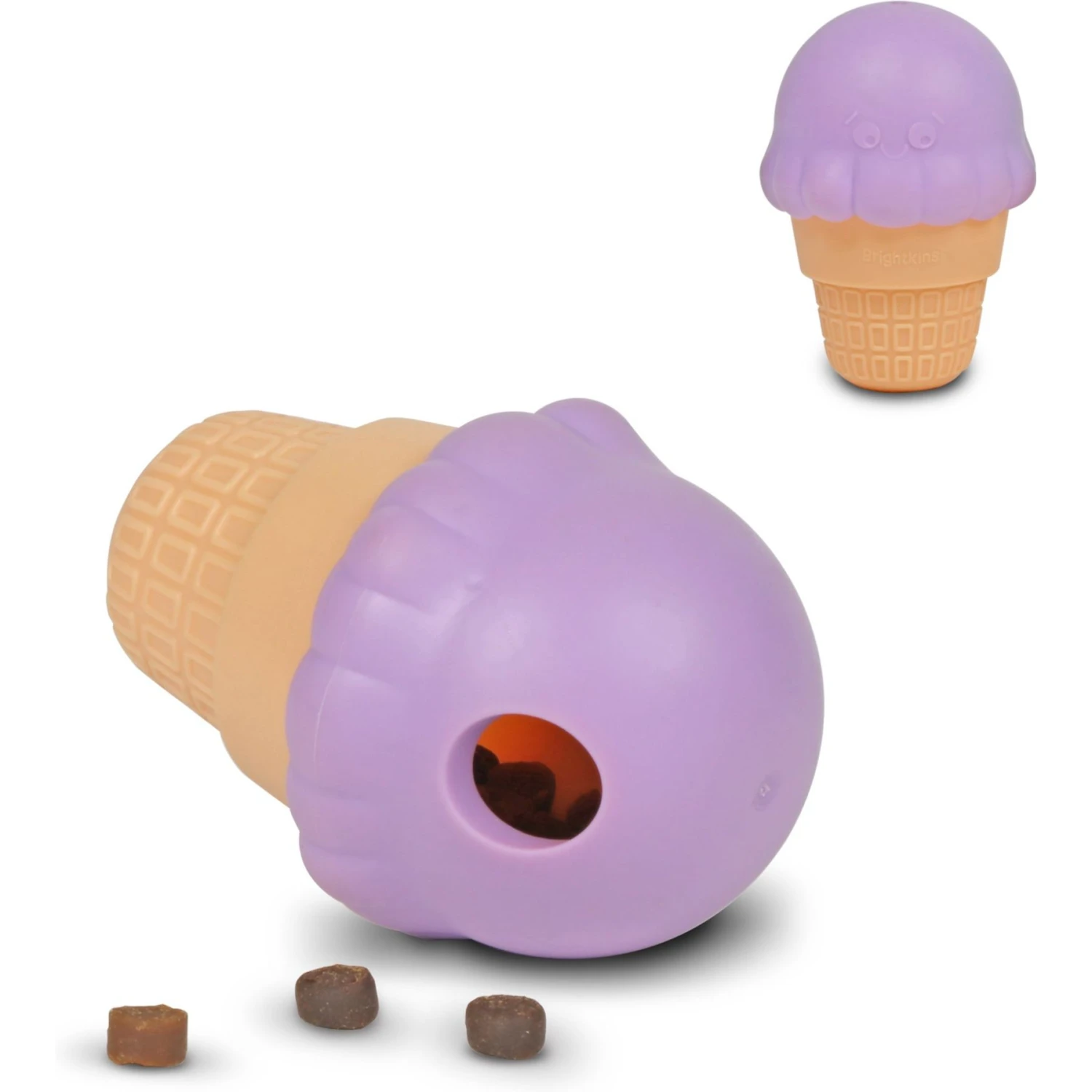 Brightkins Small Ice Cream Treat Dispenser Dog Toy 1 Brightkins Small Ice Cream Treat Dispenser Dog Toy