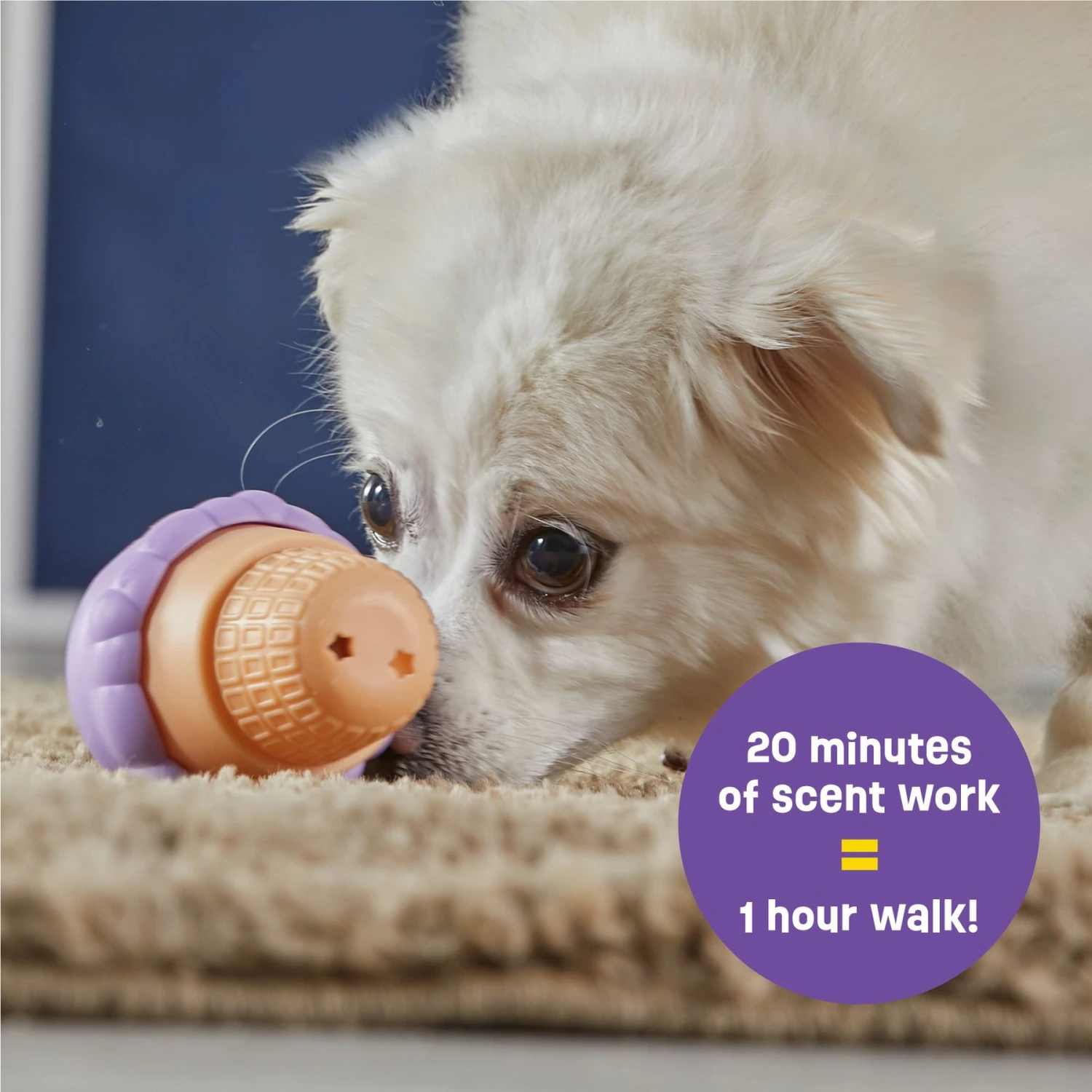 Brightkins Small Ice Cream Treat Dispenser Dog Toy 3 Brightkins Small Ice Cream Treat Dispenser Dog Toy - Image 3