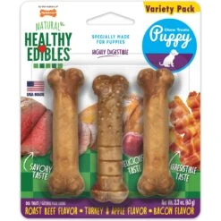 N-Bone Puppy Teething Sticks Chicken Flavor Dog Treats & Nylabone Healthy Edibles Bacon, Roast Beef, & Turkey Puppy Starter Kit Dog Treats -Pet Toys Shop 933582 PT5. AC SS1800 V1692304490