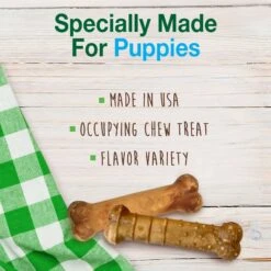 N-Bone Puppy Teething Sticks Chicken Flavor Dog Treats & Nylabone Healthy Edibles Bacon, Roast Beef, & Turkey Puppy Starter Kit Dog Treats -Pet Toys Shop 933582 PT7. AC SS1800 V1692304950