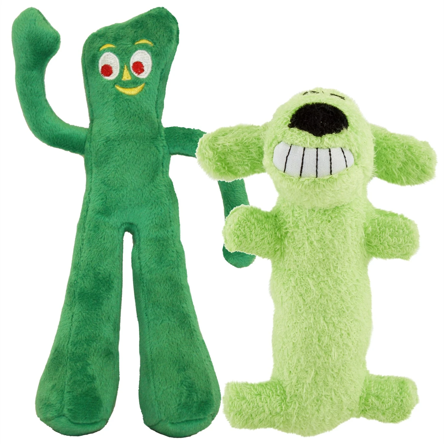 Multipet Loofa Dog The Original Squeaky Plush Dog Toy, Color Varies & Multipet Gumby Plush Squeaky Dog Toy 1 Multipet Loofa Dog The Original Squeaky Plush Dog Toy, Color Varies & Multipet Gumby Plush Squeaky Dog Toy
