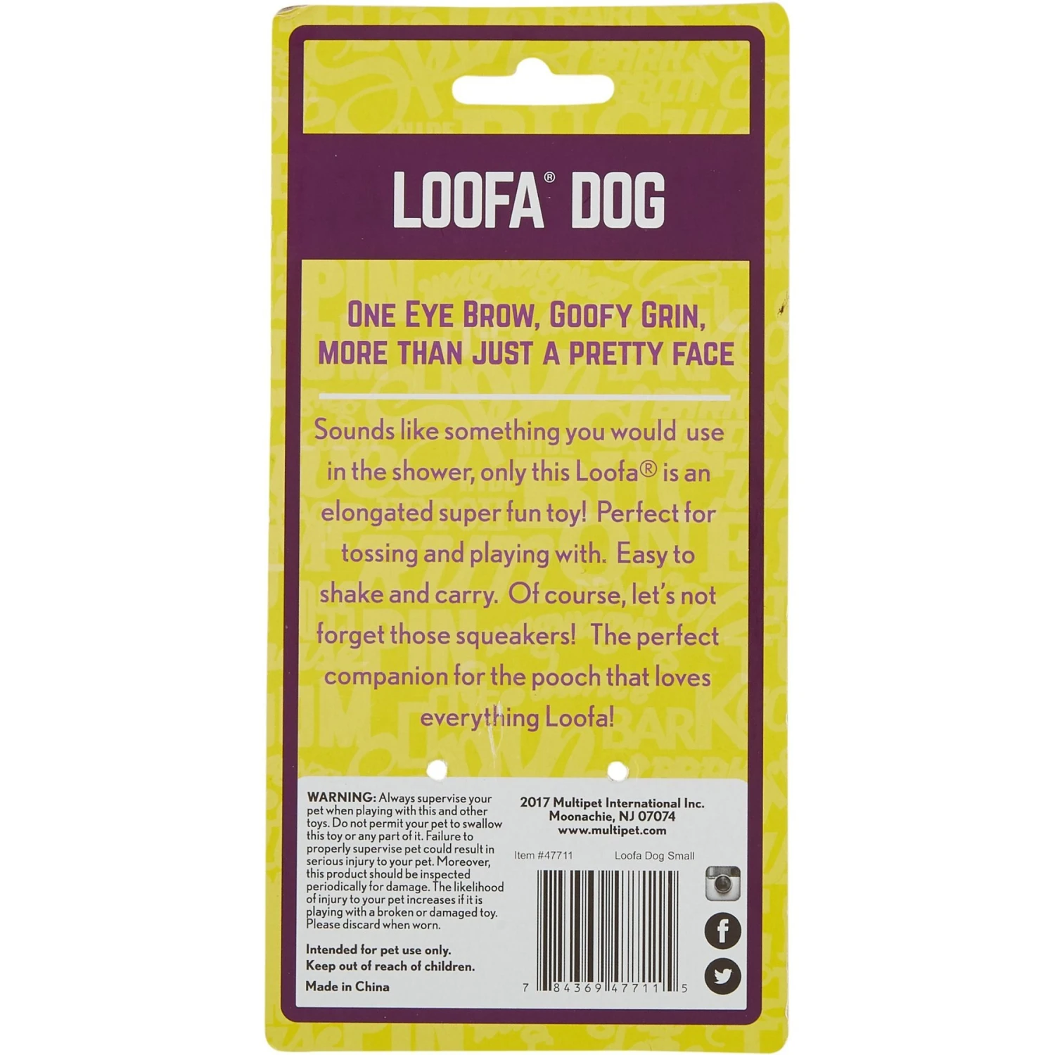 Multipet Loofa Dog The Original Squeaky Plush Dog Toy, Color Varies & Multipet Gumby Plush Squeaky Dog Toy 4 Multipet Loofa Dog The Original Squeaky Plush Dog Toy, Color Varies & Multipet Gumby Plush Squeaky Dog Toy - Image 4