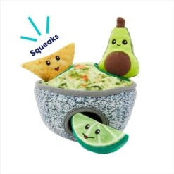 Frisco Trash Can & Raccoons Hide & Seek Puzzle Plush Squeaky Dog Toy & Frisco Guacamole Hide & Seek Puzzle Plush Squeaky Dog Toy -Pet Toys Shop 962062 PT7. AC SS1800 V1694783037